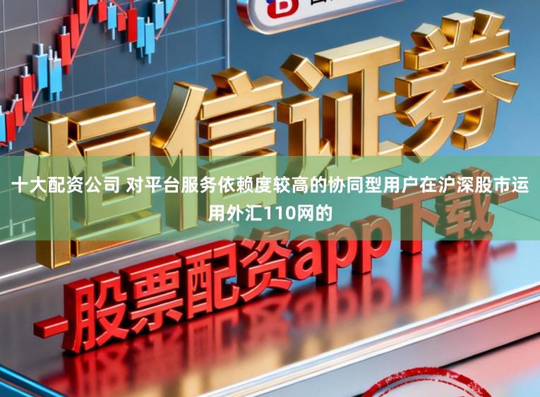 十大配资公司 对平台服务依赖度较高的协同型用户在沪深股市运用外汇110网的