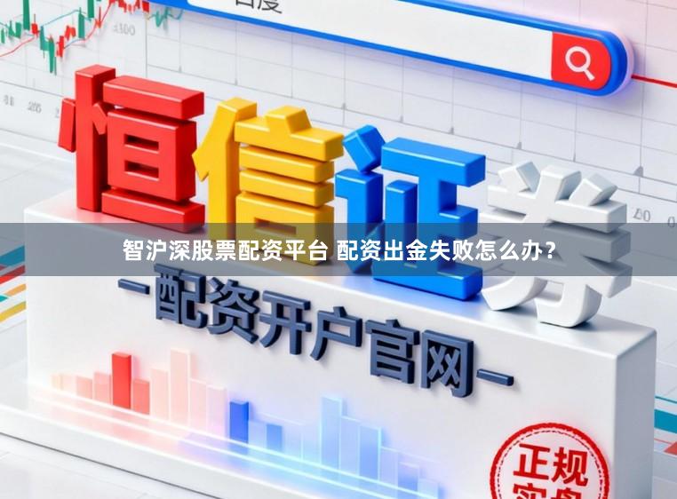 智沪深股票配资平台 配资出金失败怎么办？